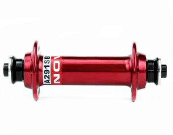 Novatec A291SB yol bisikleti hub Ön 76g siyah / kırmızı 20/24 delik tutuşunu dahil