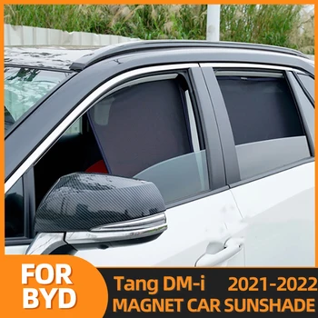 BYD Tang DM-ı 2021 2022 araba güneşliği Ön Cam Manyetik Örgü Perde Arka Yan Pencere Güneşlik Gölge