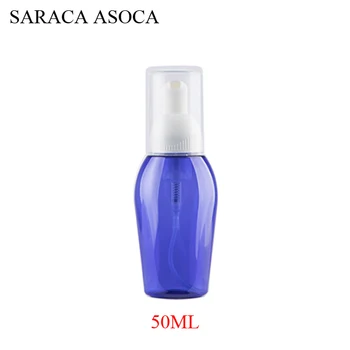 Yeni 50ml Kavisli köpük şişesi Yüz Yıkama Şampuanı Köpük Şişe Köpük Kozmetik Şişe 50 adet / grup