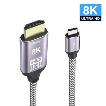 Chenyang USB4 USB-C Tipi-C Kaynağı HDTV 2.0 Ekran 8 K UHD 4 K DP HDTV Erkek Monitör Kablosu Konektörü 1.8 m 6ft