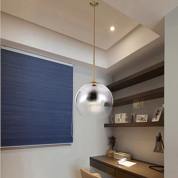 Modern LED cam kolye ışıkları aydınlatma Loft Cafe Bar Restoran endüstriyel askı lamba Nordic dekor asılı lamba armatür