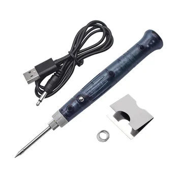 Taşınabilir USB havya Profesyonel Elektrikli ısıtma aletleri Rework gösterge ışığı İle kolu kaynak tabancası BGA onarım aracı