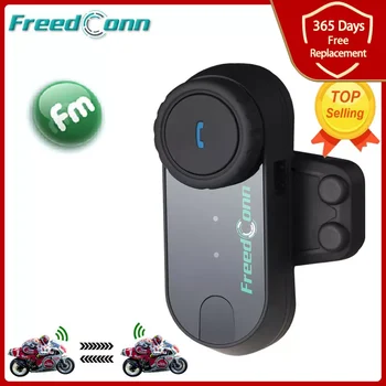 FreedConn Orijinal T-COMVB Bluetooth Interkom Motosiklet Kask Kablosuz Kulaklık Interkom 3 Binici + FM Radyo + Sert Yumuşak Mikrofon