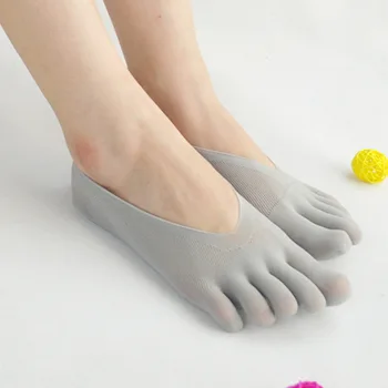 Ortopedik varis çorabı Kadın Ayak Çorap Ultra Düşük Kesim Astar Jel Tab ile Nefes ultra ince anti-skid Beş parmak Çorap