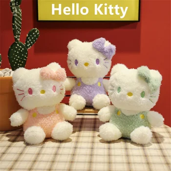 25 Cm Hello Kitty peluş oyuncak Peluş Bebek Kedi Bebek Kawaii Yumuşak Anime Oyuncaklar doğum günü hediyesi