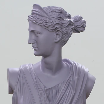 Iskandinav Modern Sanat Heykeli Şekil Kadın Venüs Tanrıçası Yunan Heykeli Reçine Büstü Heykel Estatuas Decorativas Ev Dekor AD50DX