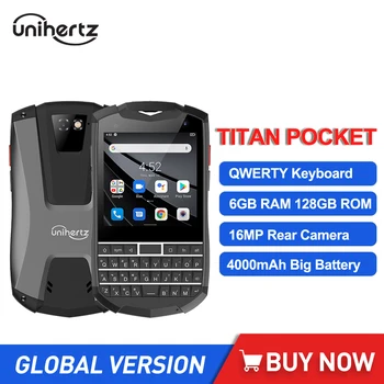 Unihertz Titan Cep Android 11 Cep Telefonu Octa Çekirdek 3.1 İnç Cep Telefonu 6GB 128GB kilidi açılmamış akıllı telefon 4000mAh QWERTY Klavye