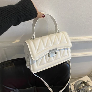 Moda Ekose Kadın omuzdan askili çanta Moda Crossbody Çanta Marka tasarımcı çantaları ve Çantalar Küçük Flap en saplı çanta