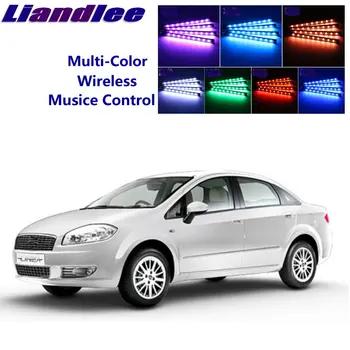 LiandLee Araba Glow Iç Döşeme Dekoratif Atmosfer Koltuk Accent Ortam Neon ışık Fiat Linea Için