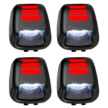 2X araba LED plaka ışıkları arka ışık su geçirmez kuyruk lambası Nissan Navara için D40 Frontier Titan 2007-2016