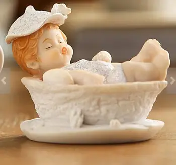 Kalıp Silikon Sevimli Bebek Yalan Küvet Sabun Kalıpları Mum Kalıp Kek Dekorasyon Araçları Fondan Kek Süslemeleri Kalıpları PRZY