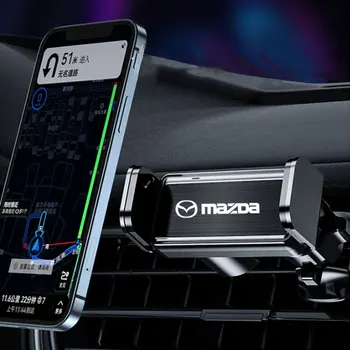 Araba Elektrikli Akıllı İndüksiyon Braketi telefon tutucu Tembel Navigasyon Mazda 3 bk için l j n 323 Axela Atenza CX-3 4579 Aksesuarları
