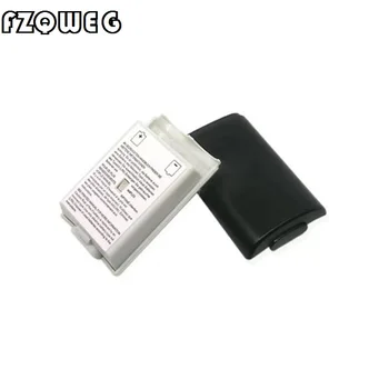 FZQWEG 20 adet Siyah Beyaz AA Pil Kabuk arka kapak Tutucu Kılıf Parçaları xbox360 Xbox 360 Kablosuz Denetleyici