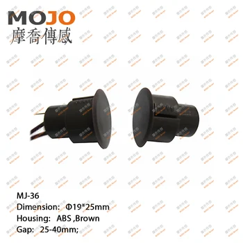 2020 MJ-36 N. O türü Manyetik metal kapı için iletişim ideal mıknatıs alarm