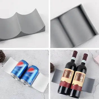 Şarap Rafı İstiflenebilir Şişe Tutucu Tezgah şarap şişesi rafı şarap şişesi Organizatör Masa Üstü Kiler Dolabı Buzdolabı