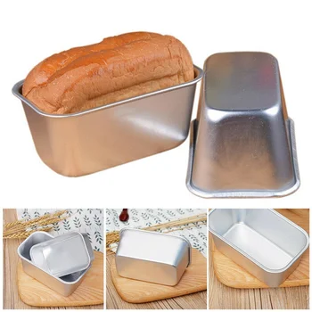 Bakeware ekmek tavası Alüminyum DIY Tost Peynir Pişirme Kutusu Kızartma Dikdörtgen Kek tost ekmeği Kalıp Kek Loaf Kalıp Mutfak Malzemeleri