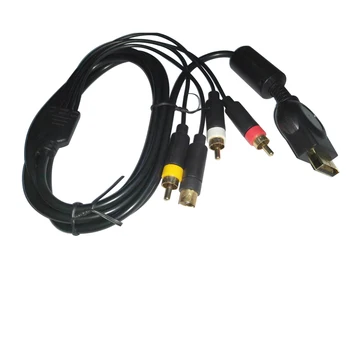 Yüksek kaliteli S-video RCA AV Video ses kablosu kablosu PS3 İçin uygun