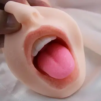 Vajinal Oral mastürbasyon kupası Erkek Masturbator Gerçekçi Vajina Anal Ağız Gerçek 3 in 1 Derin Pussy Boğaz Seks Oyuncakları Erkekler Kadınlar için