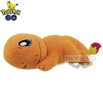 Pokemon Peluş Bebek Uyku Yalan Charmander peluş oyuncak Yumuşak Hayvan Yastık Yatıştırmak Çocuklar için Doğum Günü Hediyeleri Pokemon Bebek