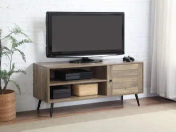Modern Tasarım TV Dolabı TV masası TV Konsolu TV standı Rustik Meşe Siyah Kaplama Odası Mobilya 47 