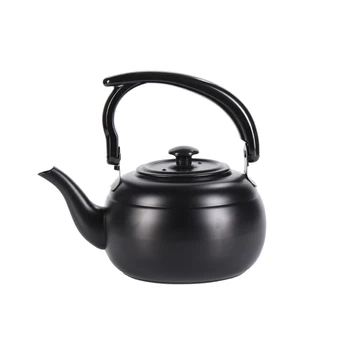 Kalınlaşmış paslanmaz çelik otel çaydanlık ev kaynar su çaydanlık siyah klasik küçük çay sanat pot indüksiyon ocak pot 1.5 L