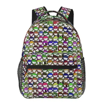 Sırıtarak Eğlenceli Komik sırt çantası Kız Erkek Seyahat RucksackBackpacks için Genç okul çantası için