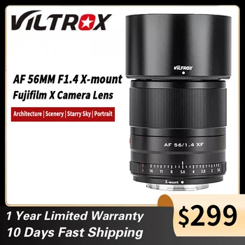 VİLTROX 56mm F1.Fujifilm Lens Kamera Lens Mount Lens Fuji X X 4 X Otomatik Odaklama Lens Geniş diyaframlı Portre Lens-T30 X-X T3-T2