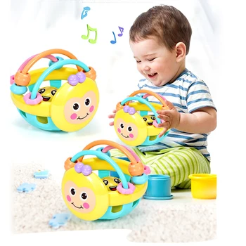 Bebek Oyuncak Top Seti Geliştirmek bebeğin Dokunsal Duyuları Oyuncak Dokunmatik El Topu Oyuncaklar Bebek Eğitim Topu