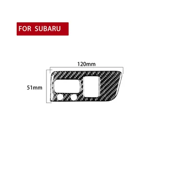Sol Sürüş Karbon Fiber Kafa ışık anahtarı Düğmesi Koruyucu Kapak Trim Sticker Subaru BRZ Toyota 86 17-19