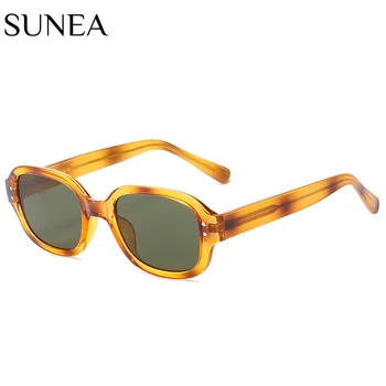 Kadın Güneş Gözlüğü Moda Dikdörtgen Sunglass Perçinler Dekorasyon güneş gözlüğü Retro Lüks Tasarımcı UV400 Temizle Shades Gözlük