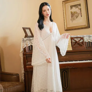 Nightgowns Sleepshirts Katı Pijama Seksi Ev Elbise Gecelik Uyku & Lounge Gecelik Kadın H290