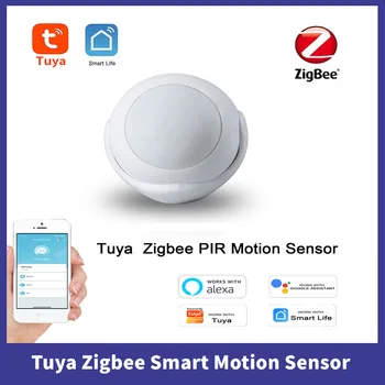 Tuya Zigbee Akıllı Hareket Sensörü Kablosuz Dedektör Bağlantı Alarm Sistemi Alexa Ses Kontrolü Akıllı Yaşam Apple HomeKit App