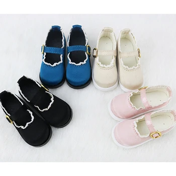 1/4 BJD ayakkabı 4 renk bebek ayakkabıları dalga kenarlı 1/4 1/3 BJD SD DD bebek ayakkabı bebek aksesuarları