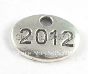 450 ADET Tibet gümüş numarası 2012 takılar A15592