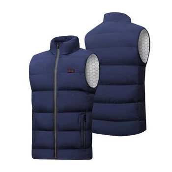 Isıtmalı Ceket USB kış açık elektrikli ısıtma ceketleri ısıtmalı yelek Erkekler Ve kadınlar için ısıtmalı ceketler erkekler için 15 alanları