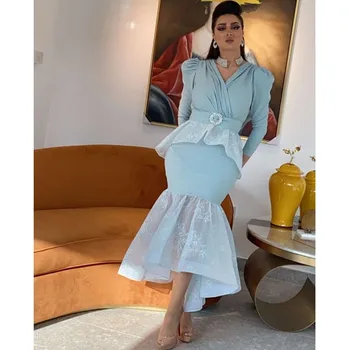 Akşam Kokteyli Mezuniyet balo kıyafetleri 2022 kadın Parti Gece Ünlü resmi elbiseler Artı Boyutu Kısa Dubai Arapça Elbise