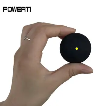 Ücretsiz Shipping-6pcs / lot squash topu sarı nokta, squash topu, squash raket topu, squash raket topu