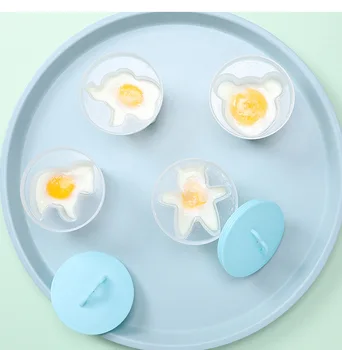 Mavi omlet kalıp buharda yumurta DIY kek kalıp kek jöle puding kızarmış yumurta modeli omlet cihazı