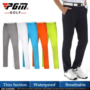Su geçirmez PGM Erkek Golf Tam Uzun pantolon Spor Erkek Giyim Pantolon Pantalon Giysileri İnce kuru Fit Nefes Artı XXS-4XL