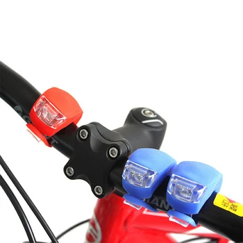 LED bisiklet ön ışık yüksek kaliteli silikon arka bisiklet uyarı ışığı Mini kurbağa ışık su geçirmez bisiklet parçaları MTB aksesuarları