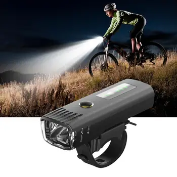 Bisiklet ışığı Far Bisiklet El Feneri LED USB şarj edilebilir Meşale Alüminyum Alaşımlı Bisiklet Yüksek Işın Düşük Aksesuarları