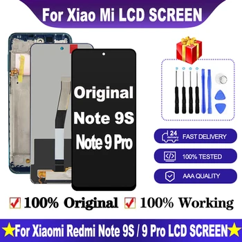 Orijinal LCD Xiaomi Redmi İçin Not 9 Pro LCD ekran Dokunmatik sayısallaştırıcı ekran Redmi İçin Not 9S LCD Ekran Değiştirme