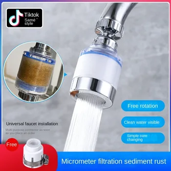 Mutfak musluk filtresi ev evrensel anti-splash su musluk suyu arıtma su filtresi anti-splash kafa duş başlığı