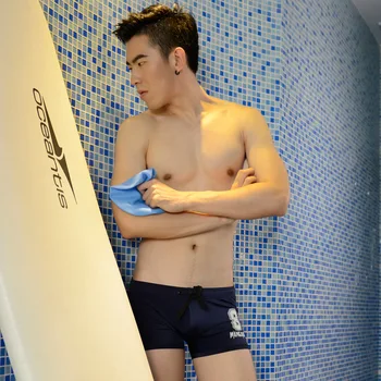 Erkek Yüzme Spor Plaj Şort Çabuk kuruyan Takım Yüzmek Mayo Yeni Yeni Seksi Erkek Mayo Su Pantolon