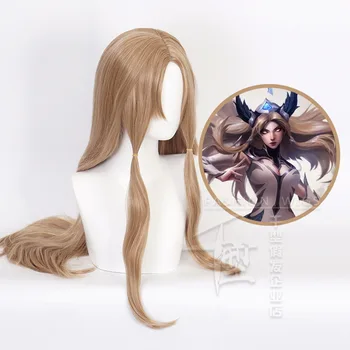 Anime League of Legends LOL Irelia Bıçak Dansçı Uzun Cosplay Kostüm Peruk Sentetik Saç Cadılar Bayramı Kostüm Peruk