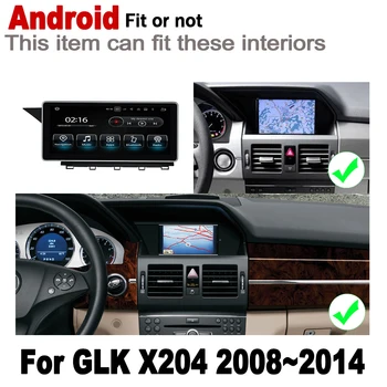 Android 7.0 up IPS araba oyuncu Mercedes Benz GLK X204 2008 ~ 2014 NTG orijinal Tarzı Autoradio gps navi harita BT WıFı