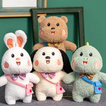 Sevimli Karikatür Hayvanlar Peluş Bebek yumuşak doldurulmuş oyuncak Çocuk Hugging Yastık Hediye hayranları için Rahat Peluş Şekil oyuncaklar AN88