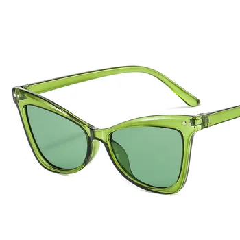 Kedi Göz Güneş Kadınlar Moda Yeni Vintage Üçgen Shades Marka Tasarımcısı Gözlükleri UV400 Gafas De Sol Gözlük Óculos