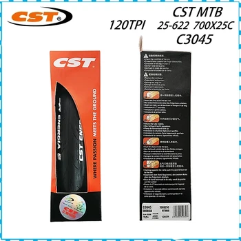 CST CONQUİSTARE yol bisiklet lastiği C3045 çelik lastik 700cx25c 120TPI bıçak geçirmez aşınmaya dayanıklı katlanır lastik