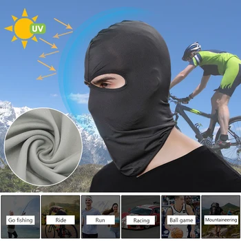 Rüzgar geçirmez Bisiklet Motosiklet Yüz Maskesi Açık Hood Tam Kapak Yüz Maskesi Balaclava Güneş Rotection Boyun Atkı Sürme Başlık